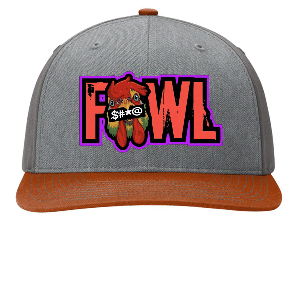 Heather Grey/ Charcoal/ Dark Orange - 312 - FRONT