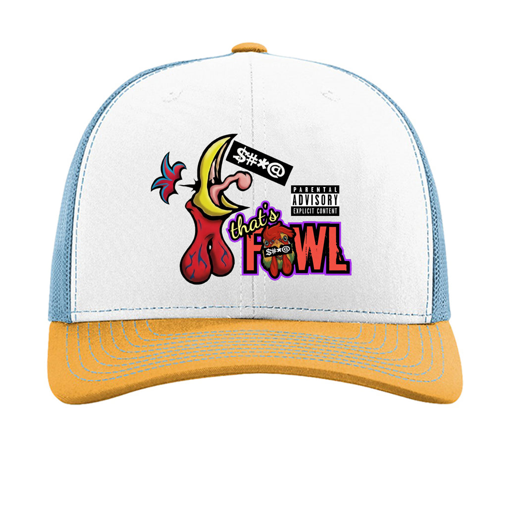 White/ Columbia Blue/ Yellow - 112 - FRONT