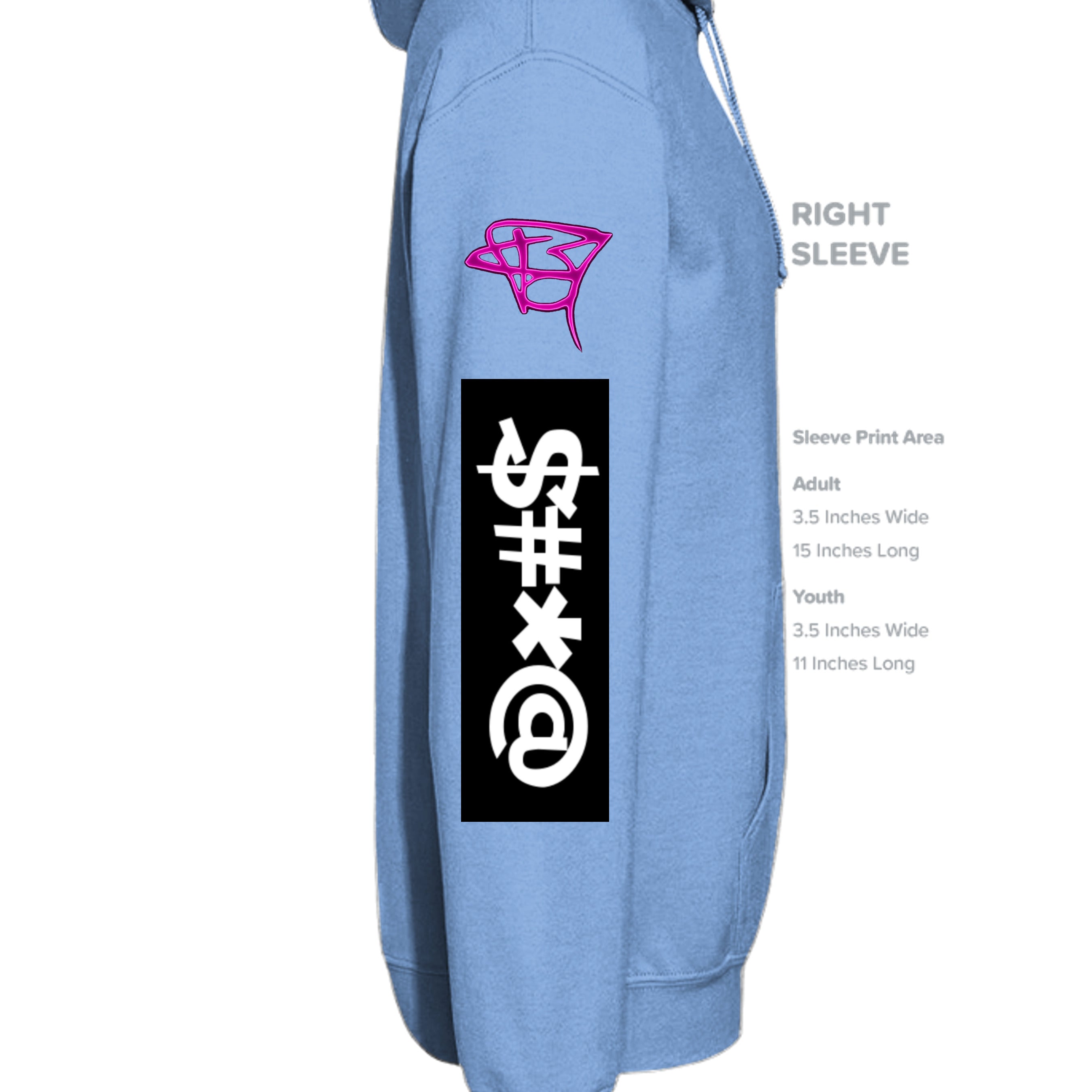 Carolina Blue - SF500 - SLEEVE_RIGHT